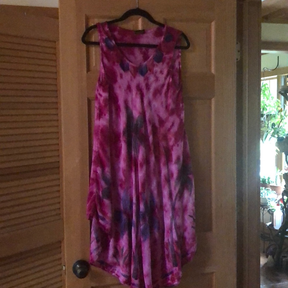 Pretty tie dyed dress,bought on cruise